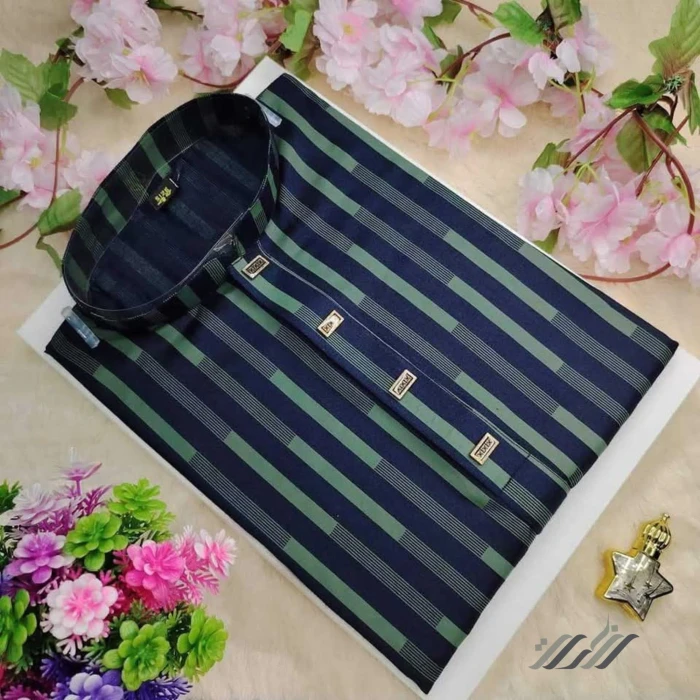 Green step cotton fabrics